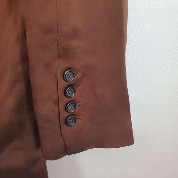 Zara Brown Blazer Size M - Picture 7 of 11
